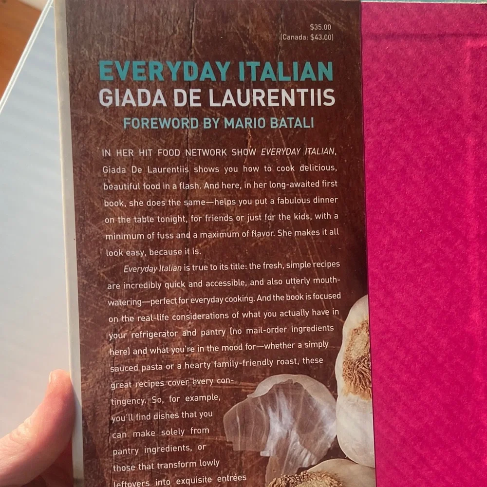 Everyday Italian Cookbook by Giada De Laurentiis